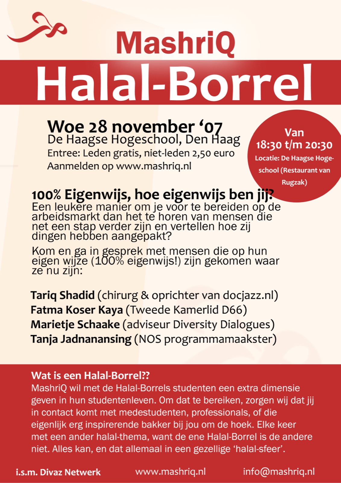 Halal Borrel - poster (1)