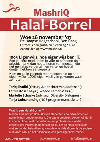 Halal Borrel - poster (2)